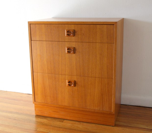 Danish teak mini dresser 1