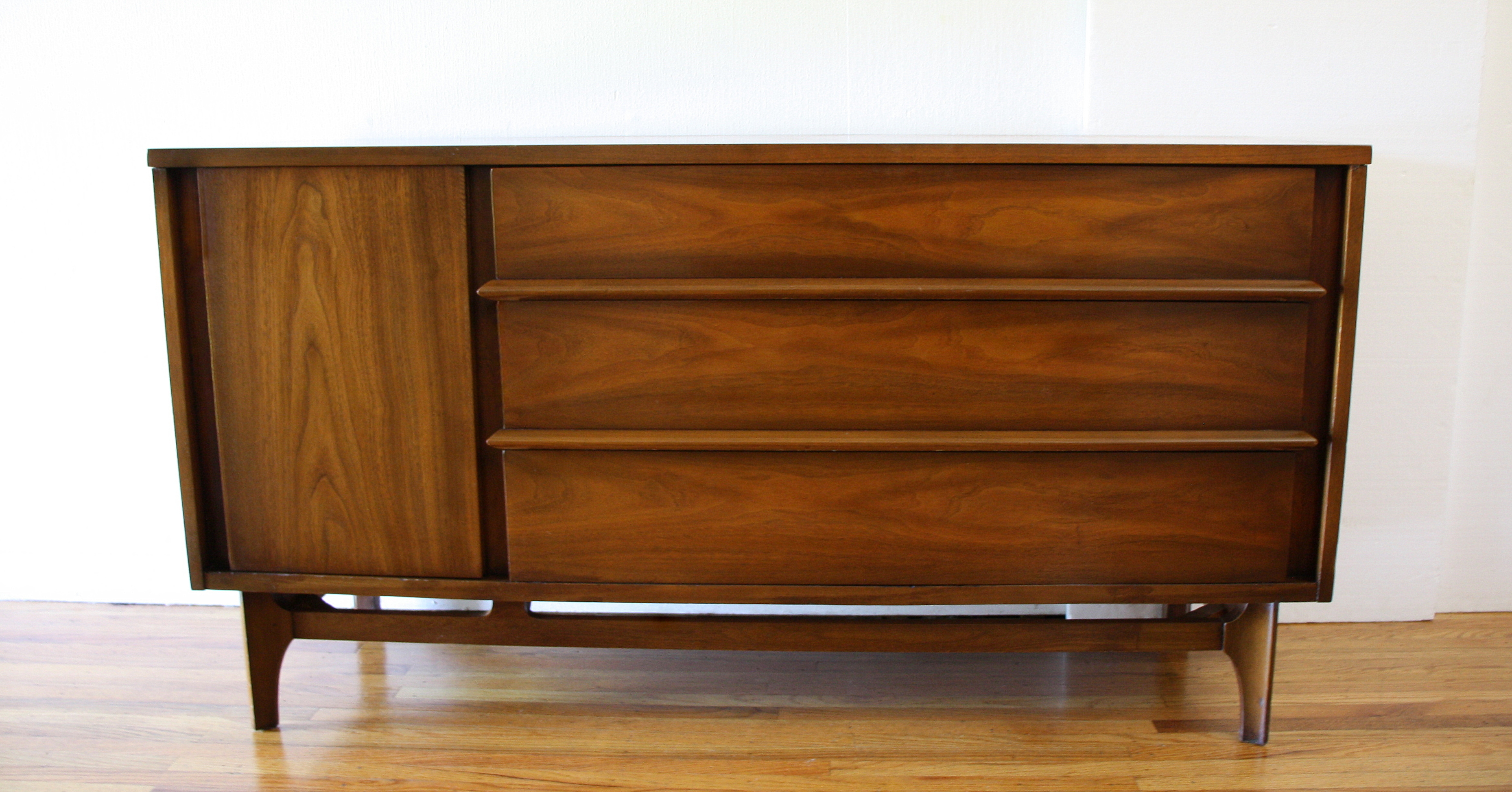 Mcm credenza with sculpted base 1
