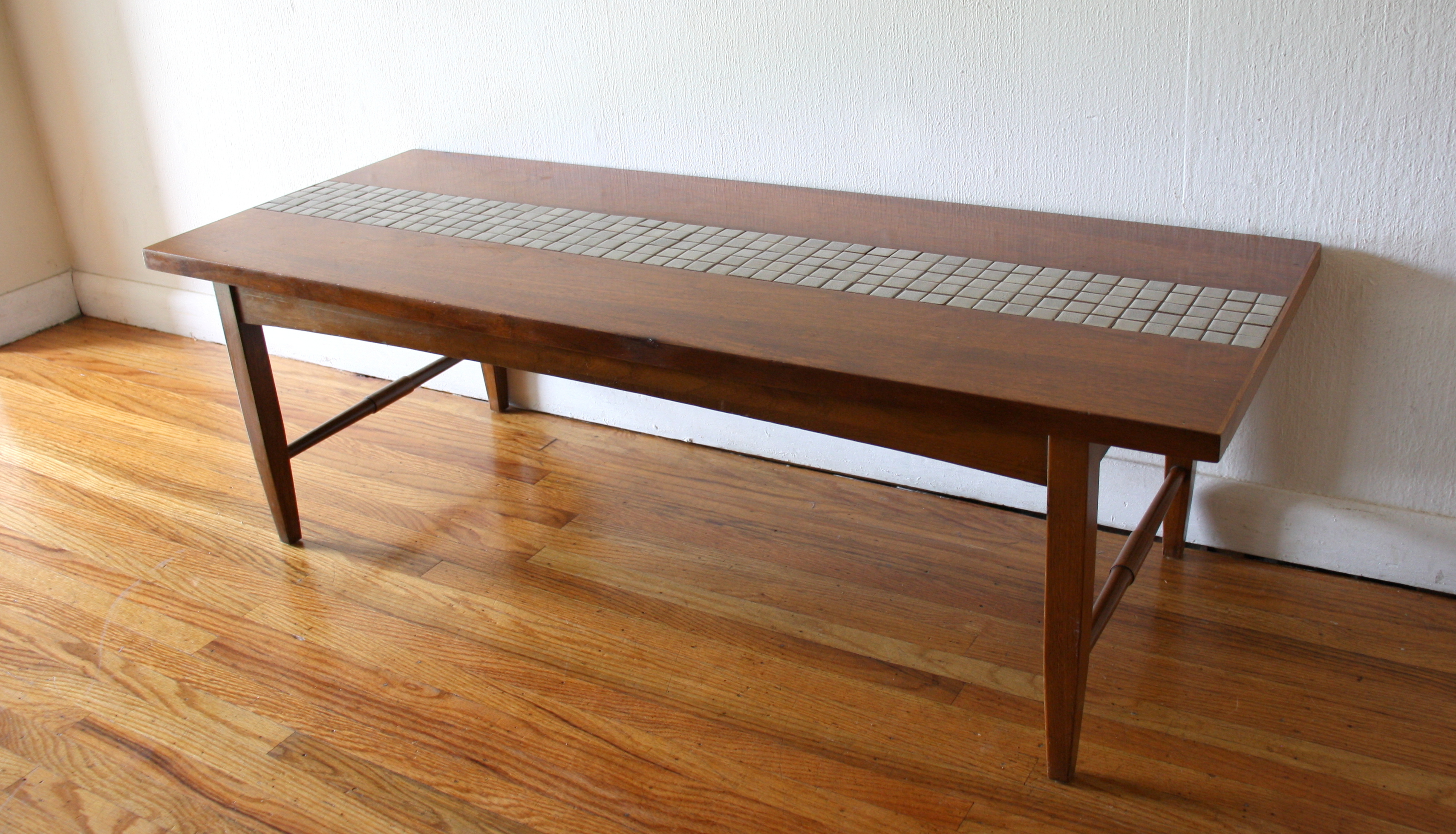 Lane gray tile coffee table 2
