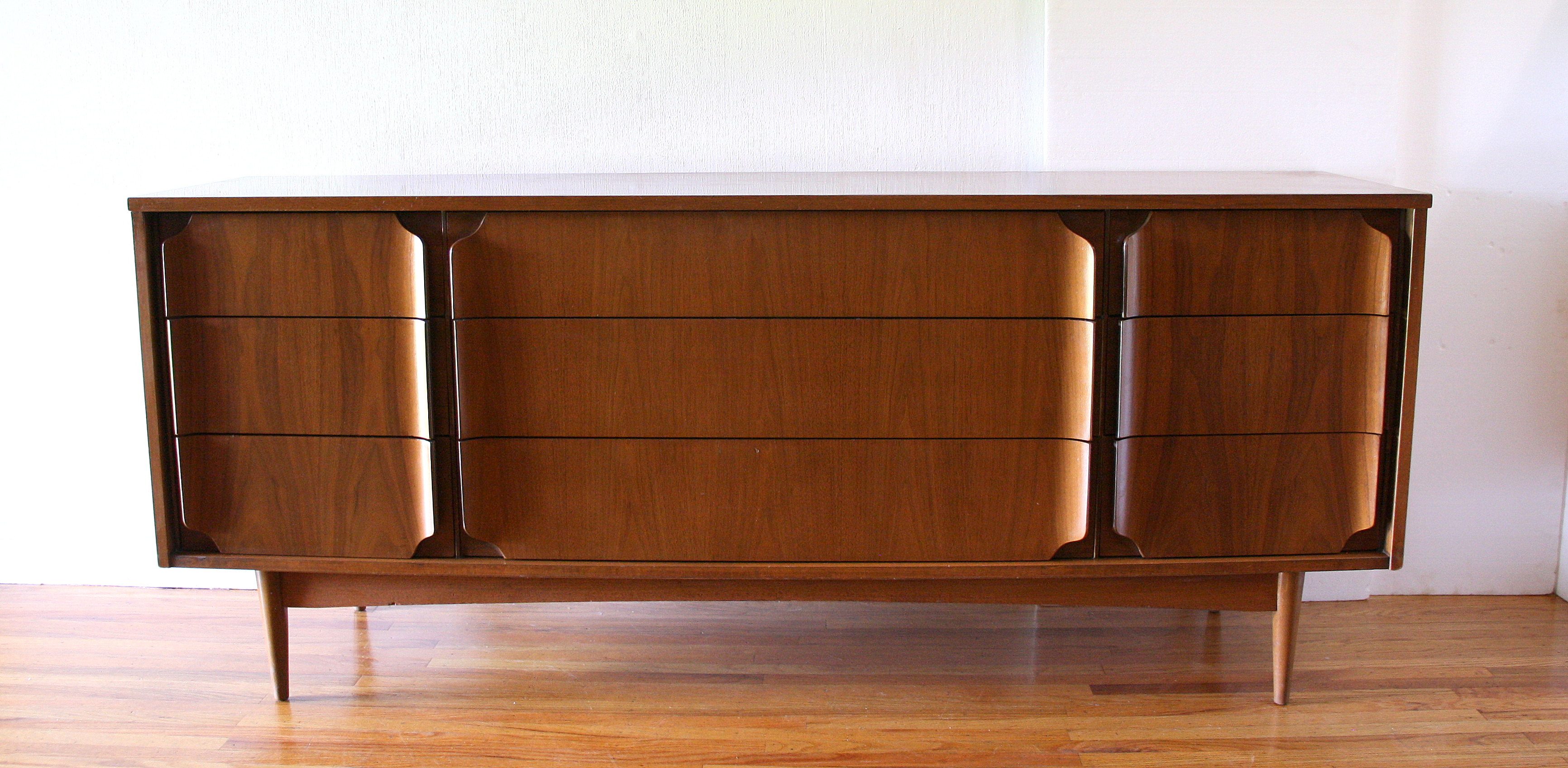 Mcm low dresser with curved pulls 1