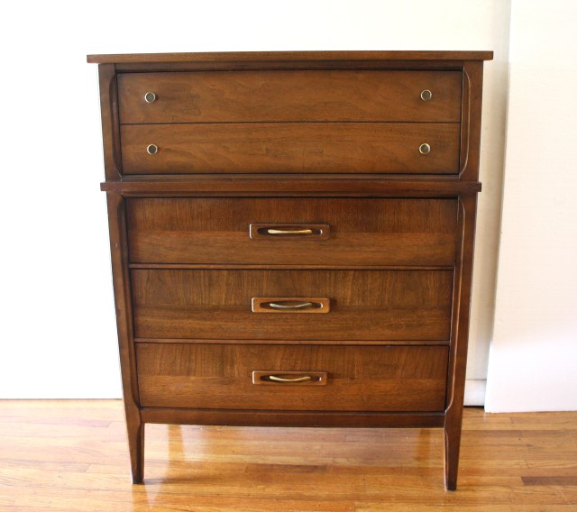 Mid Century Modern Tall Dresser by Harmony House | Picked Vintage Mid Century Modern Tall Dresser by Harmony House | Picked Vintage